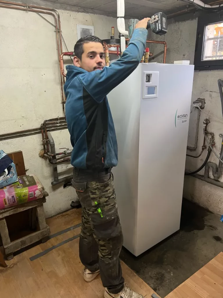 Installation d'une PAC
